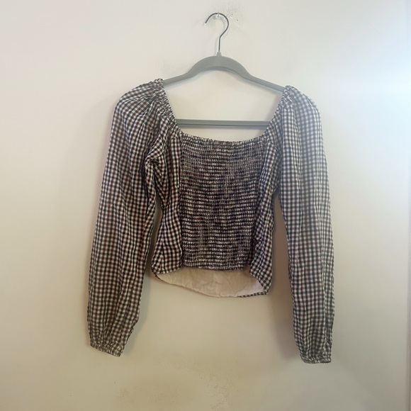 Abercrombie gingham blouse XS‎ - Picture 4 of 4